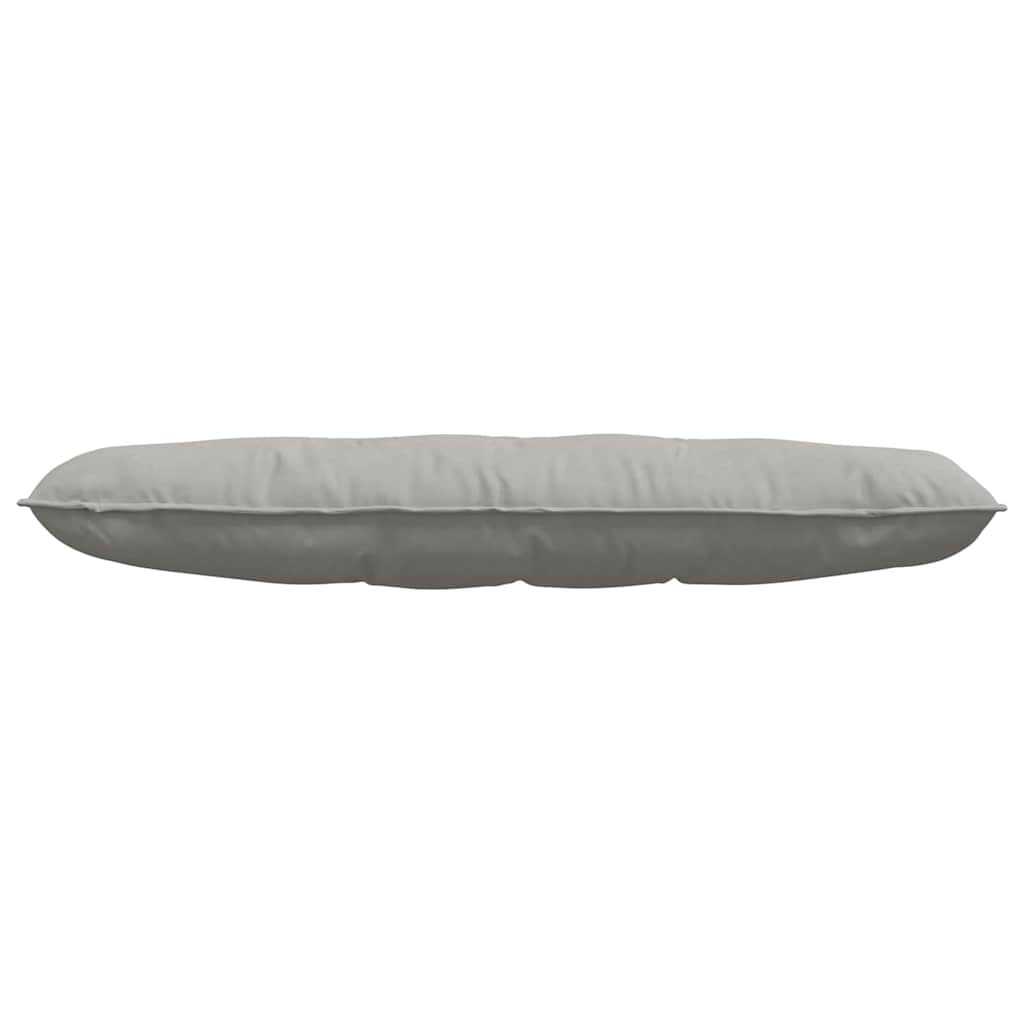 vidaXL Poduszka na plecy Jasnoszary 140 x 50 cm Tkanina mikrofibrowa
