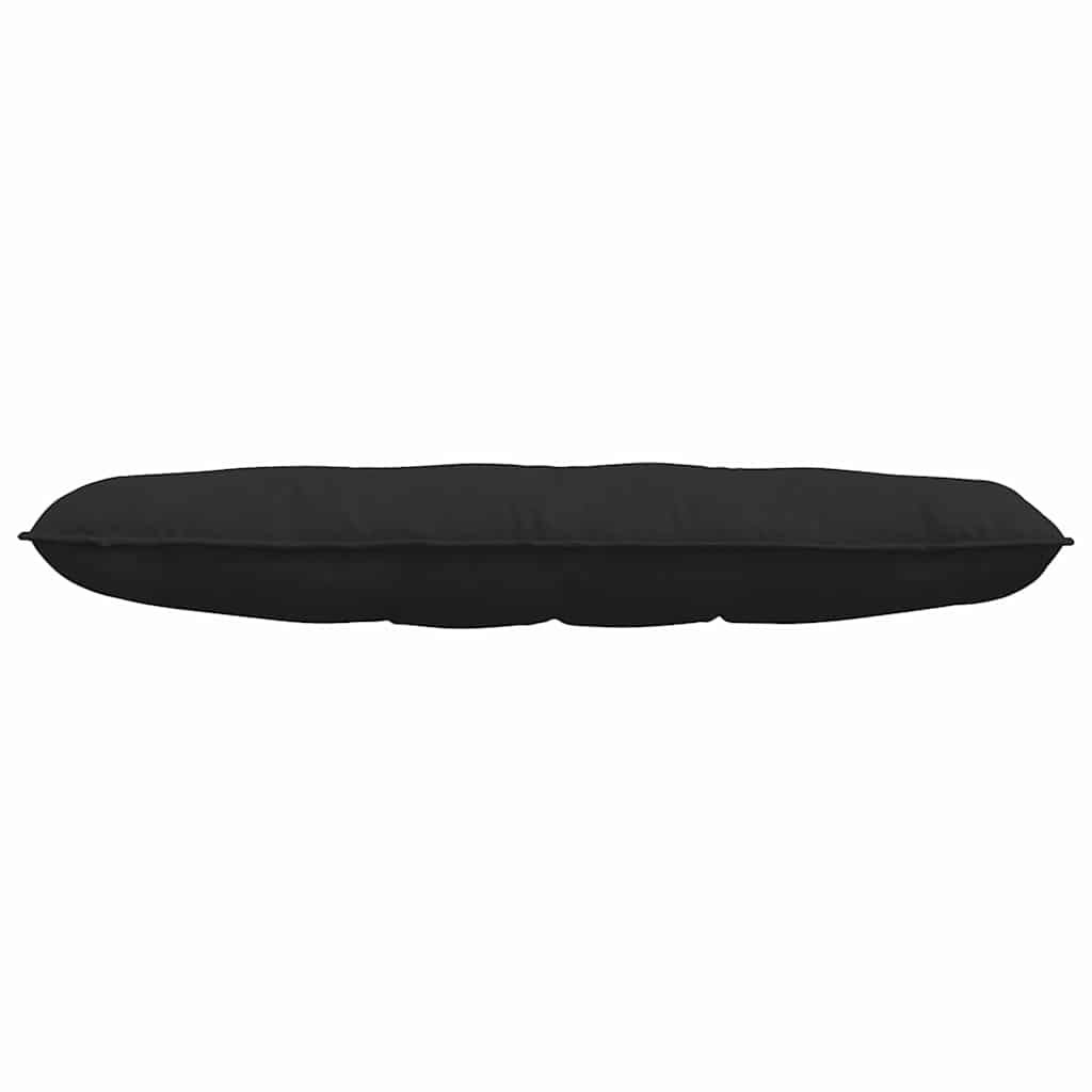 vidaXL Poduszka na plecy Czarny 140 x 50 cm Tkanina mikrofibrowa