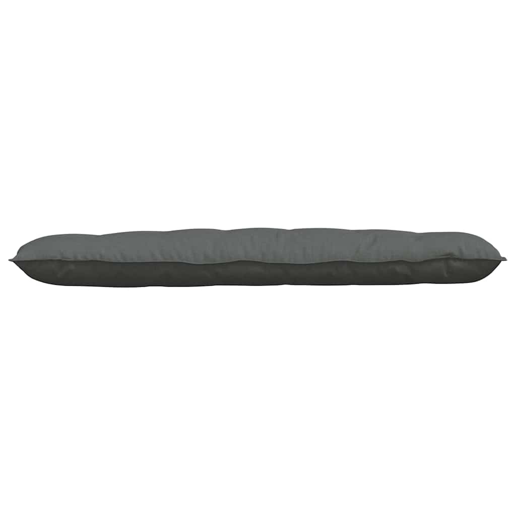 vidaXL Poduszka na plecy Ciemnoszary 160 x 19 x 50 cm tkanina