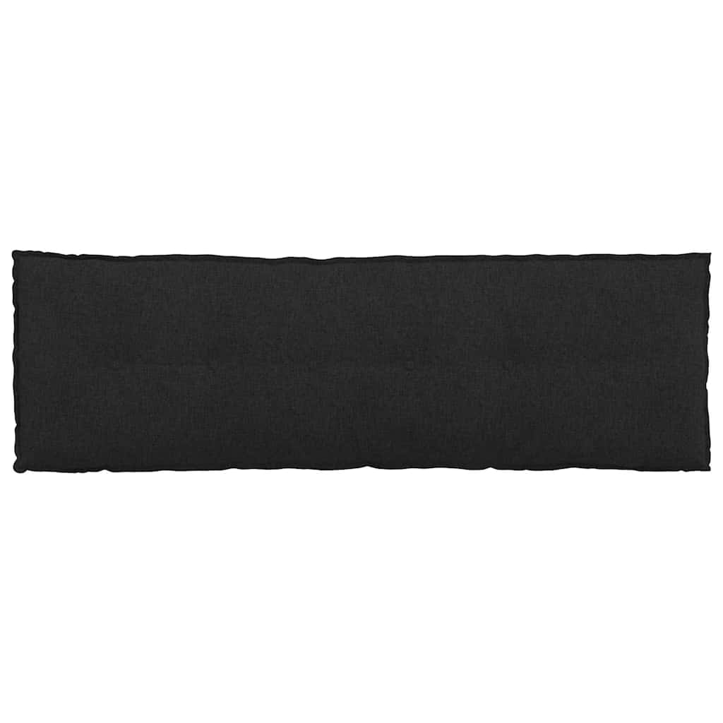 vidaXL Poduszka na plecy Czarny 160 x 19 x 50 cm tkanina