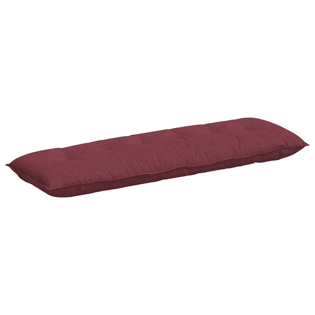 vidaXL Poduszka na plecy Czerwone wino 160 x 19 x 50 cm tkanina
