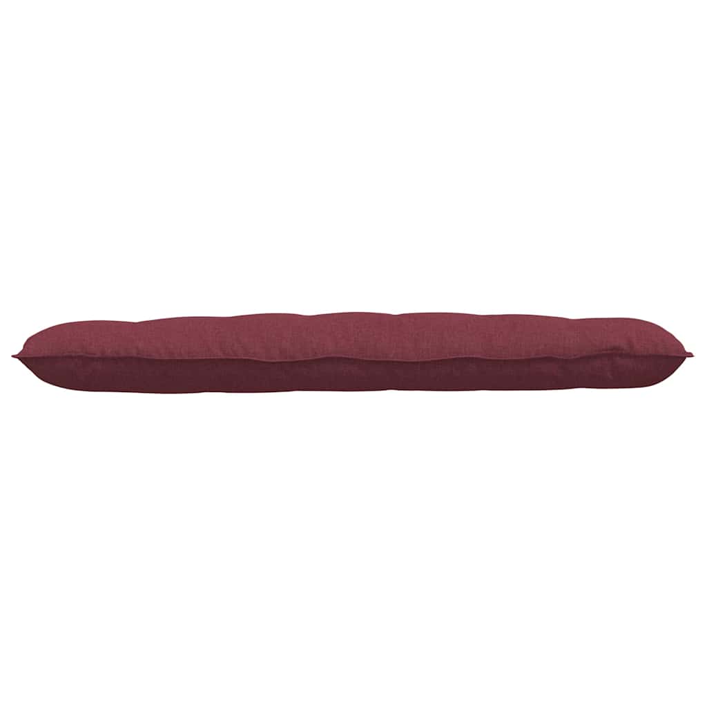 vidaXL Poduszka na plecy Czerwone wino 160 x 19 x 50 cm tkanina