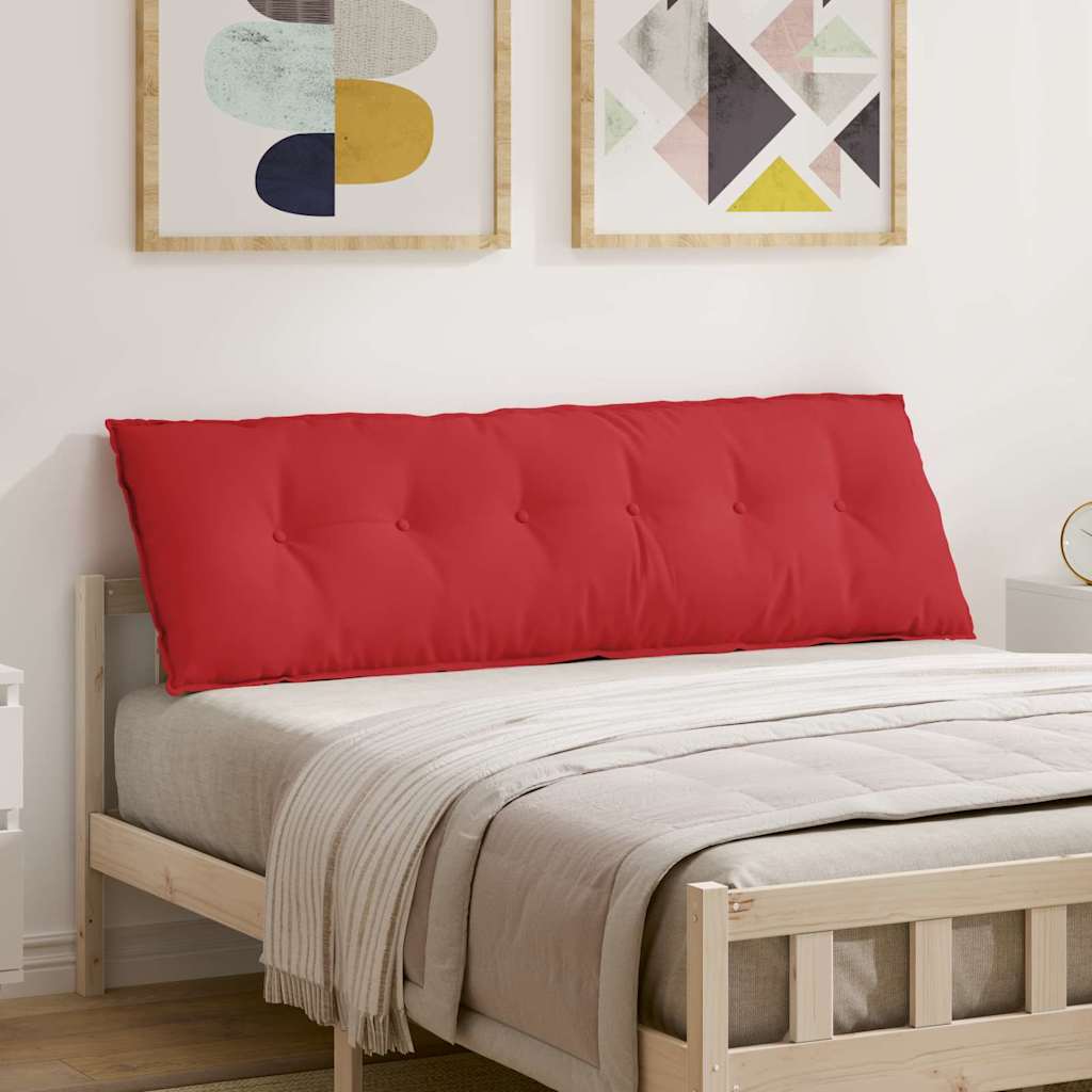 vidaXL Poduszka na plecy Czerwony 160 x 19 x 50 cm tkanina