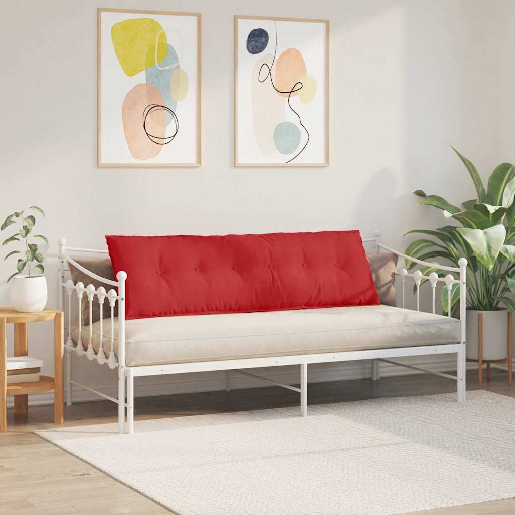 vidaXL Poduszka na plecy Czerwony 160 x 19 x 50 cm tkanina