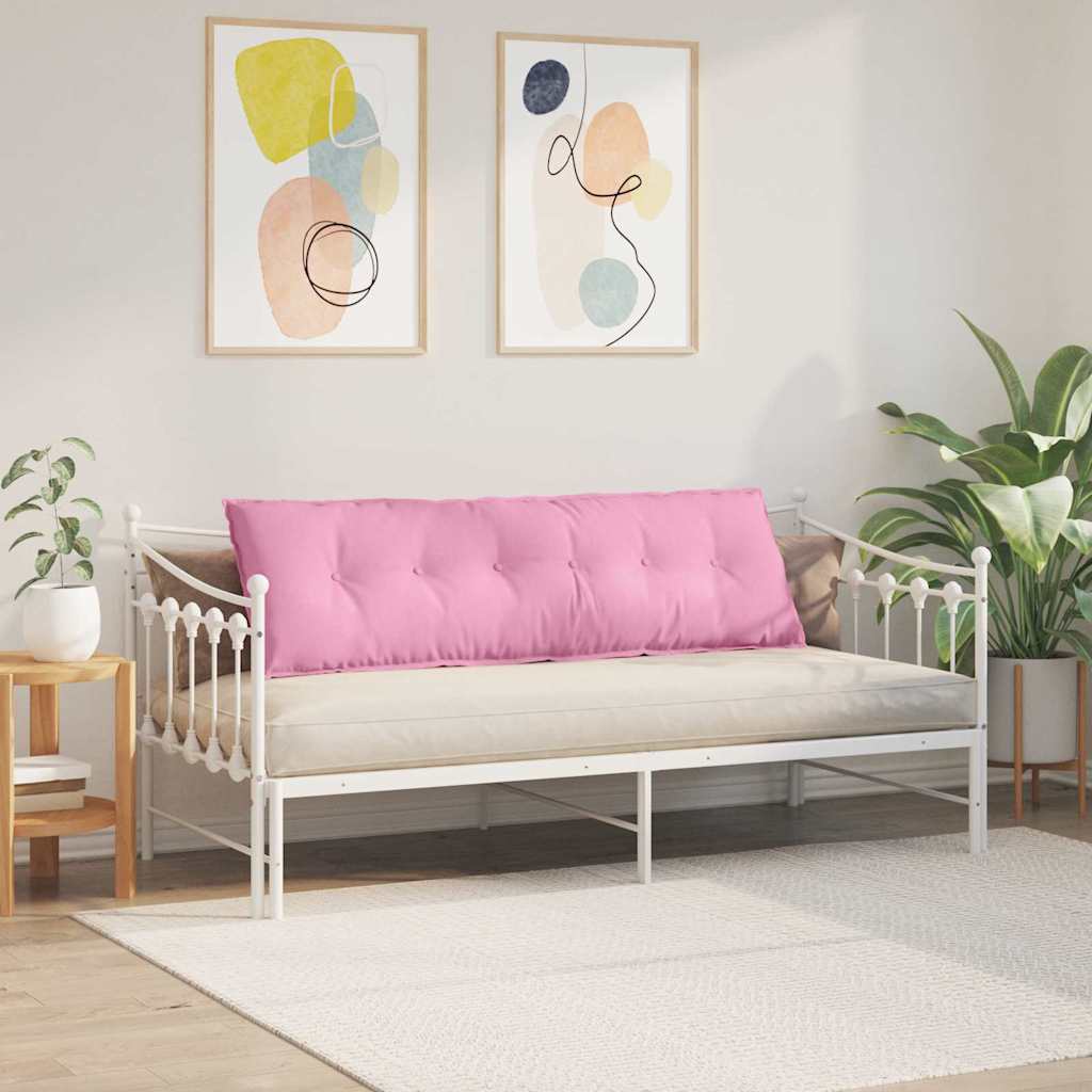 vidaXL Poduszka na plecy Różowy 160 x 19 x 50 cm tkanina