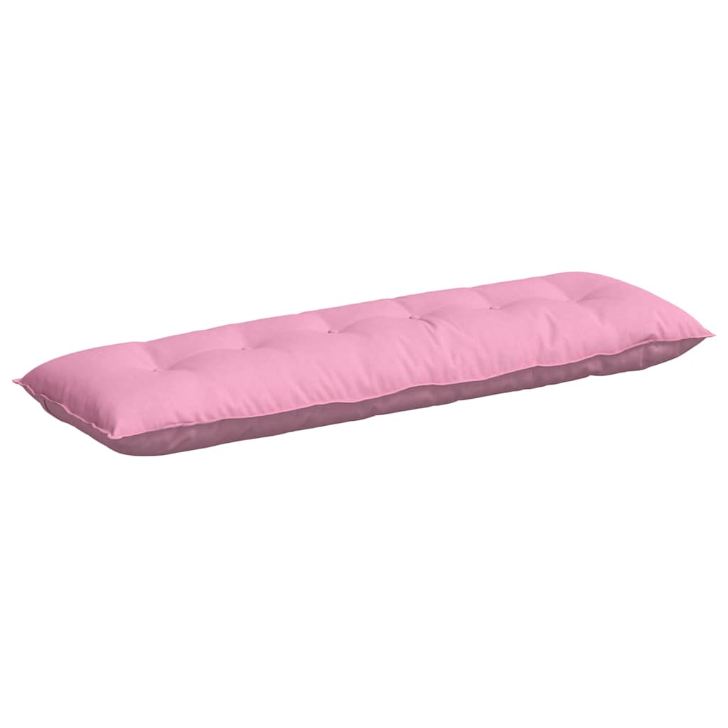 vidaXL Poduszka na plecy Różowy 160 x 19 x 50 cm tkanina