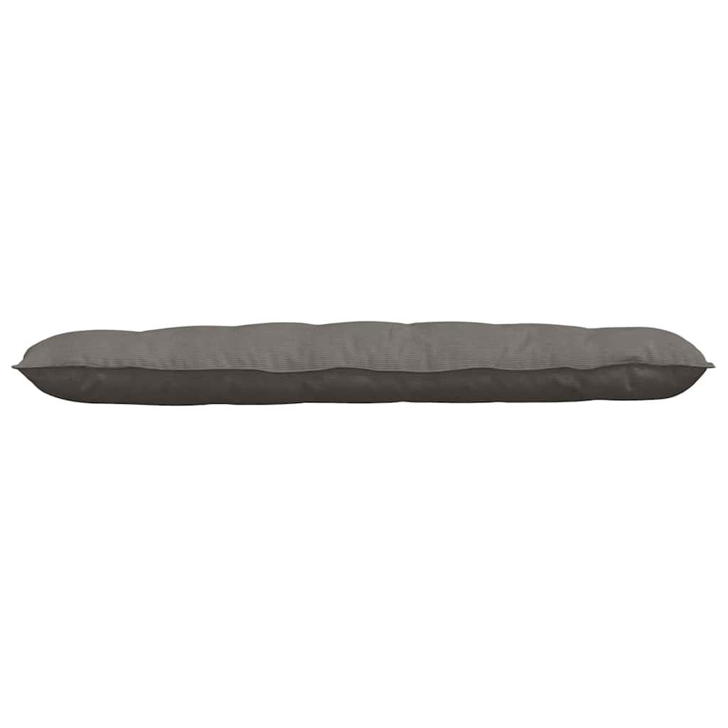 vidaXL Poduszka na plecy Jasnoszary 160 x 50 cm Tkanina sztruksowa