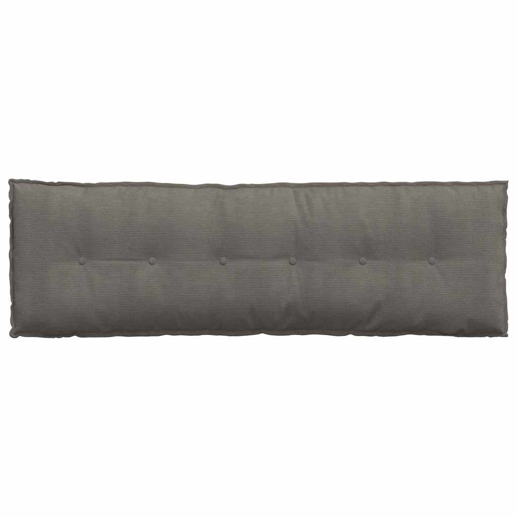 vidaXL Poduszka na plecy Jasnoszary 160 x 50 cm Tkanina sztruksowa