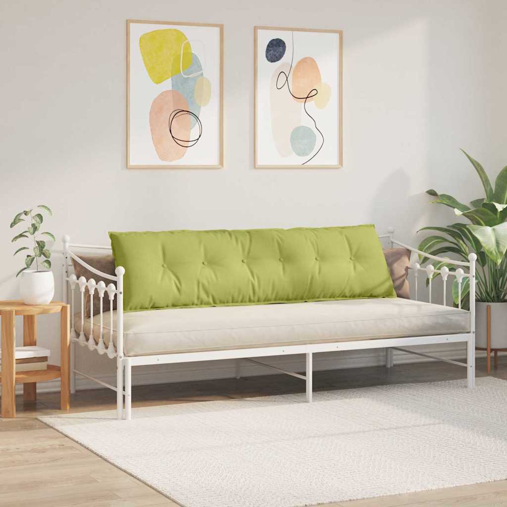 vidaXL Poduszka na plecy Jasnozielony 180 x 19 x 50 cm tkanina