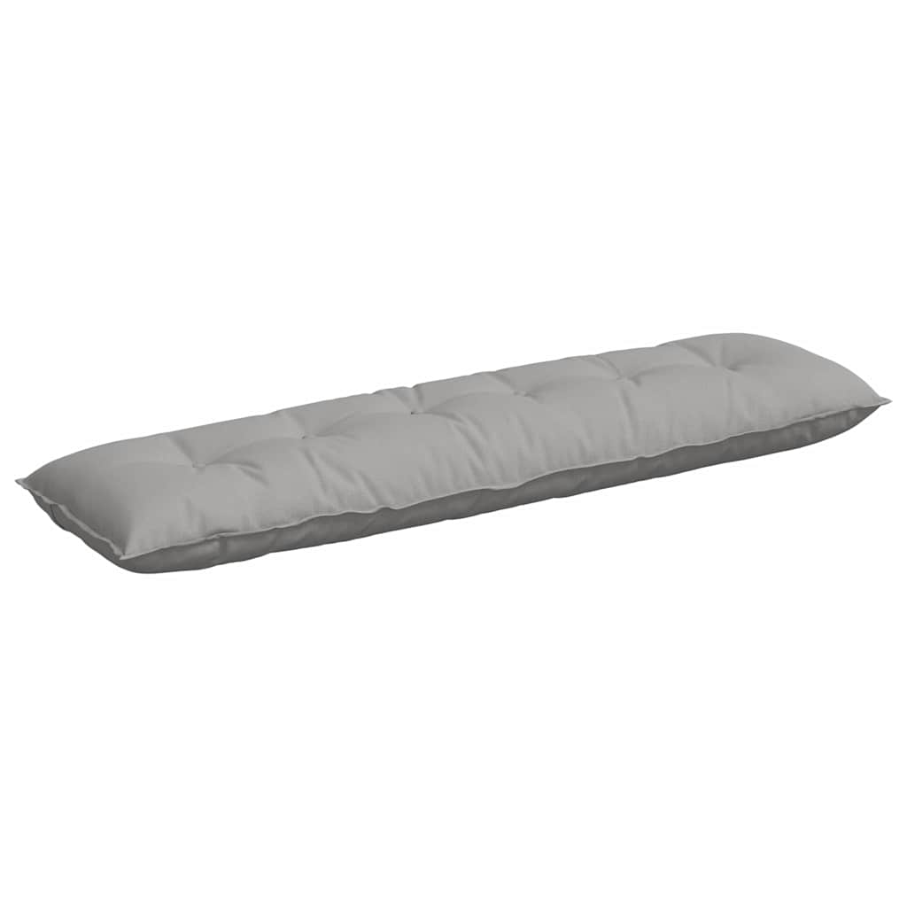 vidaXL Poduszka na plecy Szary chmur 180 x 19 x 50 cm tkanina