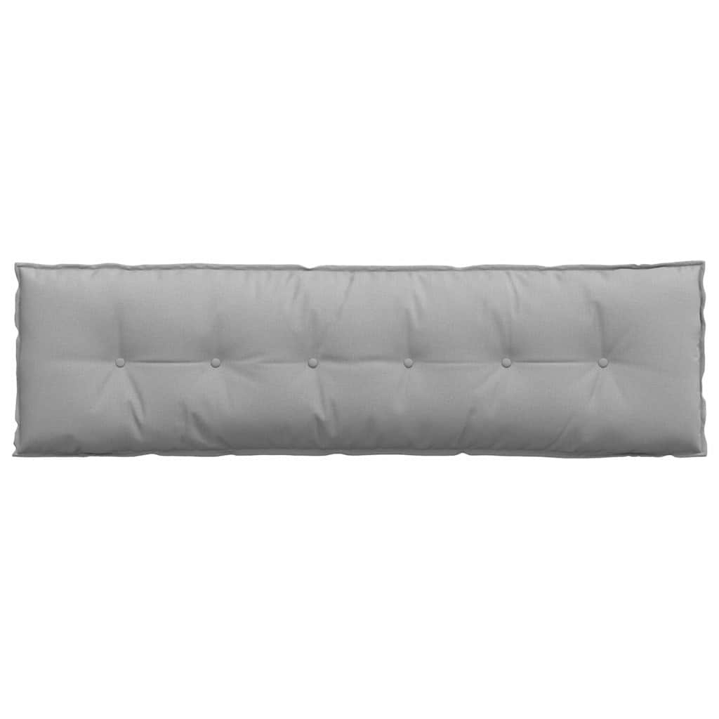 vidaXL Poduszka na plecy Szary chmur 180 x 19 x 50 cm tkanina