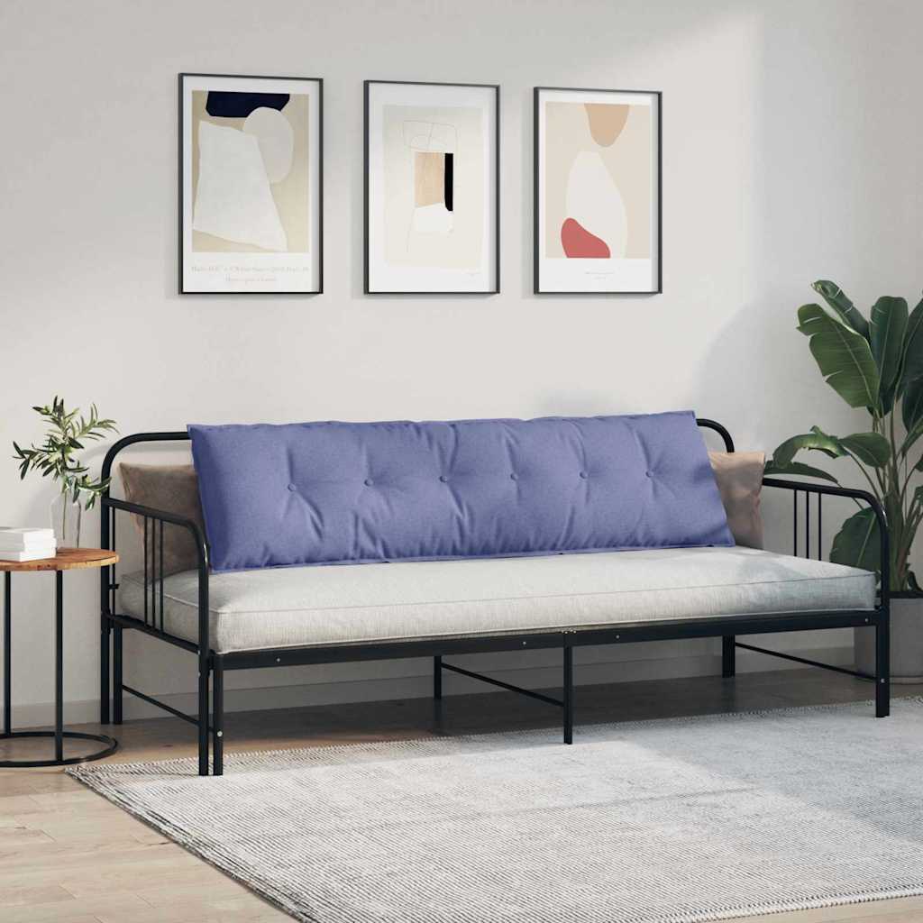 vidaXL Poduszka na plecy Niebieski dżins 180 x 19 x 50 cm tkanina