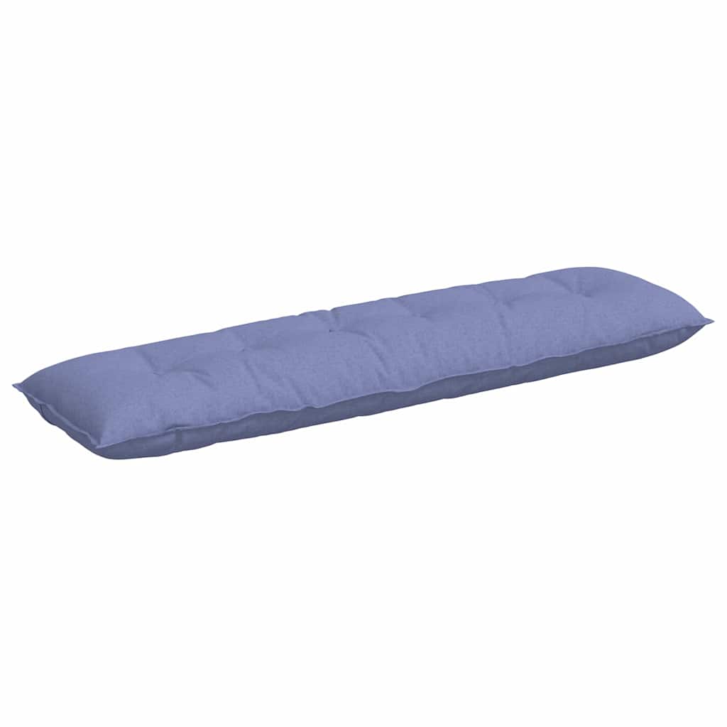 vidaXL Poduszka na plecy Niebieski dżins 180 x 19 x 50 cm tkanina
