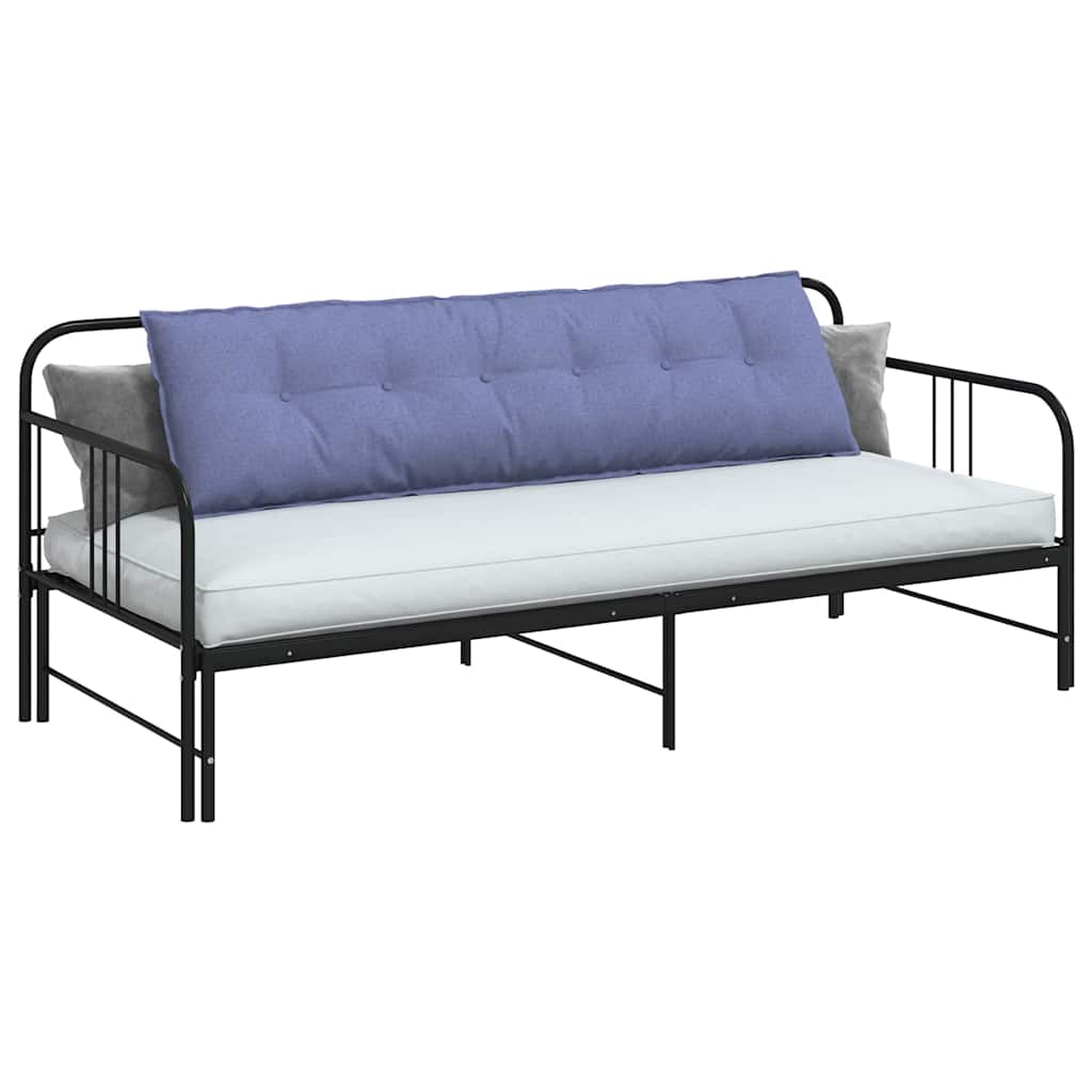 vidaXL Poduszka na plecy Niebieski dżins 180 x 19 x 50 cm tkanina
