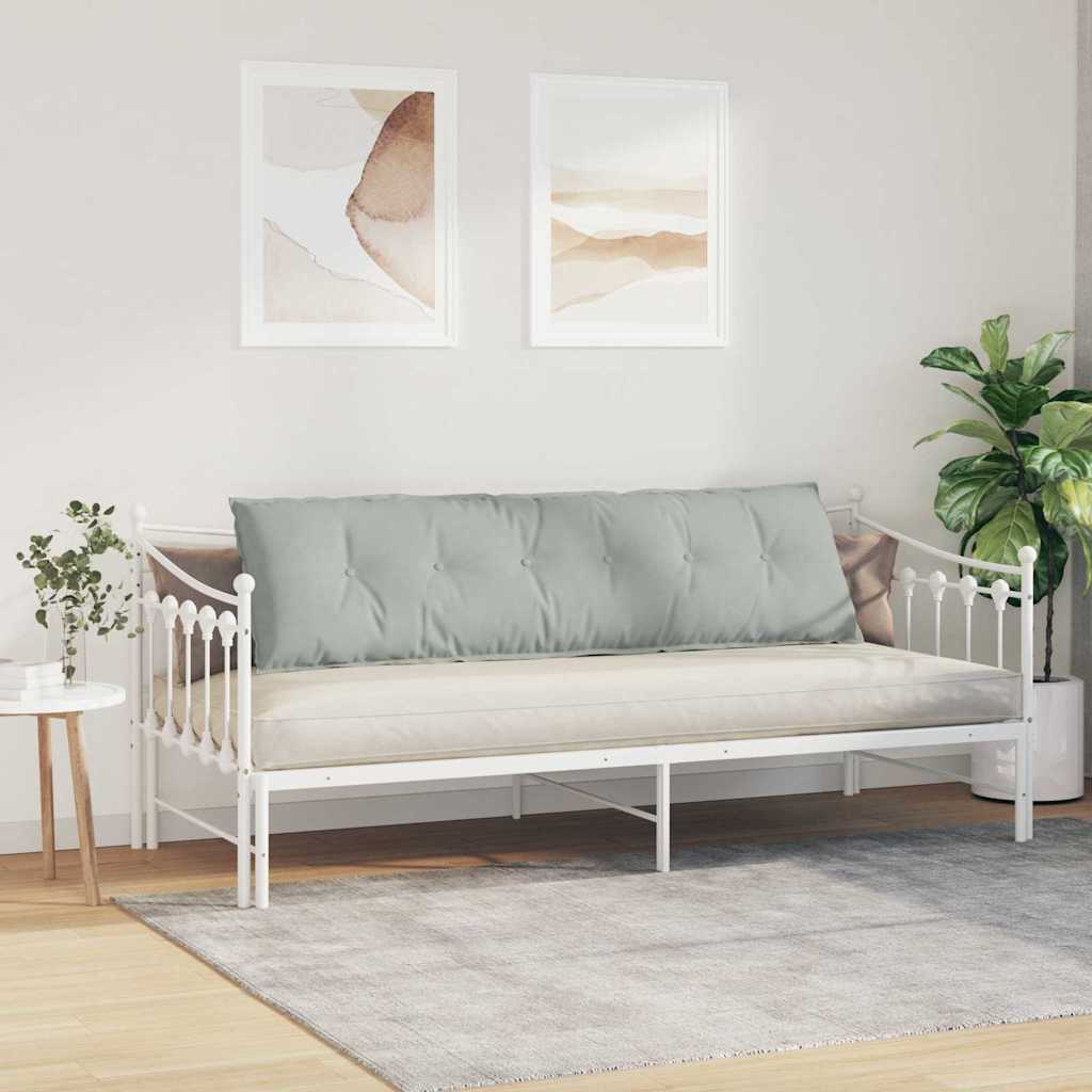 vidaXL Poduszka na plecy Jasnoszary 180 x 50 cm Tkanina sztruksowa
