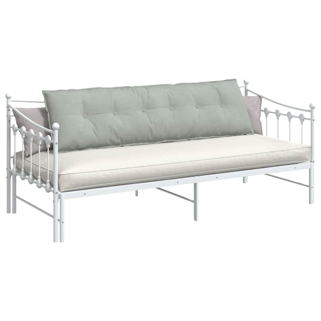 vidaXL Poduszka na plecy Jasnoszary 180 x 50 cm Tkanina sztruksowa