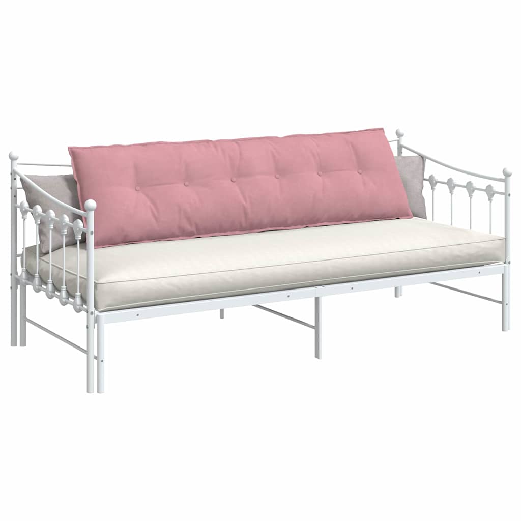 vidaXL Poduszka na plecy Różowy 180 x 50 cm Tkanina sztruksowa