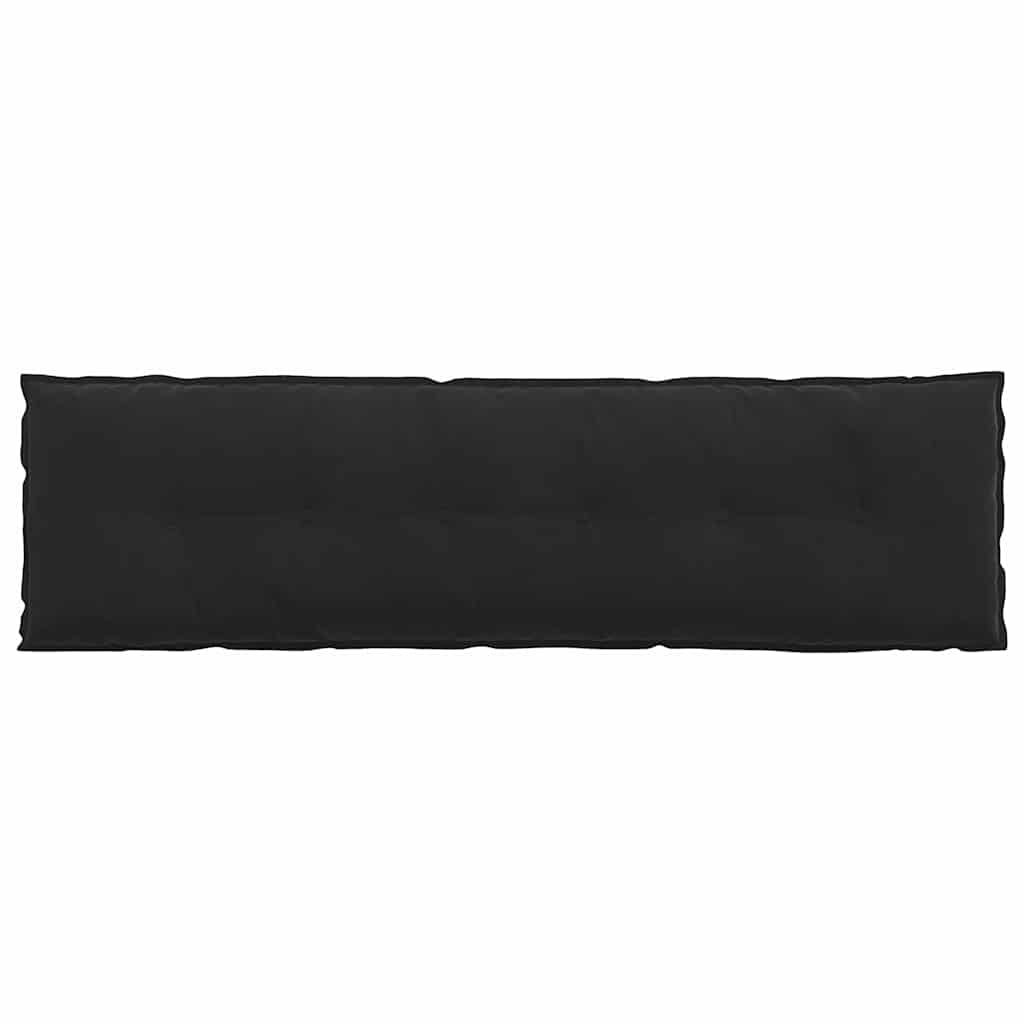 vidaXL Poduszka na plecy Czarny 180 x 50 cm Tkanina sztruksowa