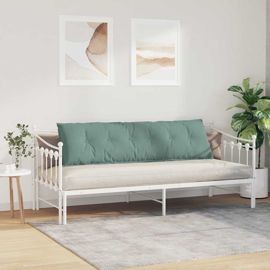 vidaXL Poduszka na plecy Zielony morski 180 x 50 cm Tkanina sztruksowa