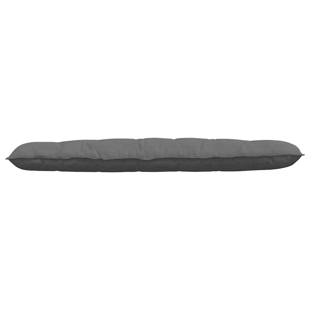 vidaXL Poduszka na plecy Ciemnoszary 180 x 50 cm Tkanina mikrofibrowa