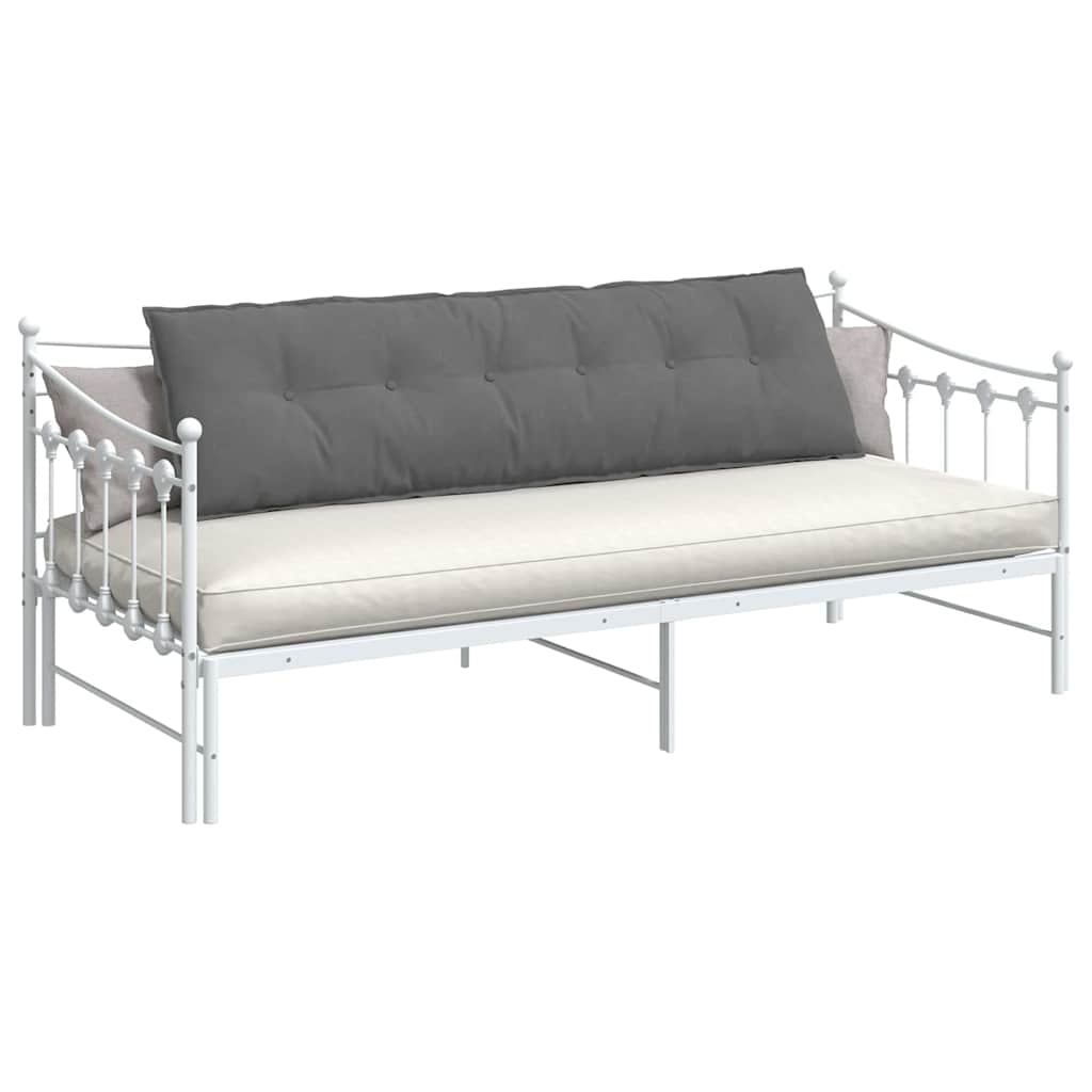 vidaXL Poduszka na plecy Ciemnoszary 180 x 50 cm Tkanina mikrofibrowa