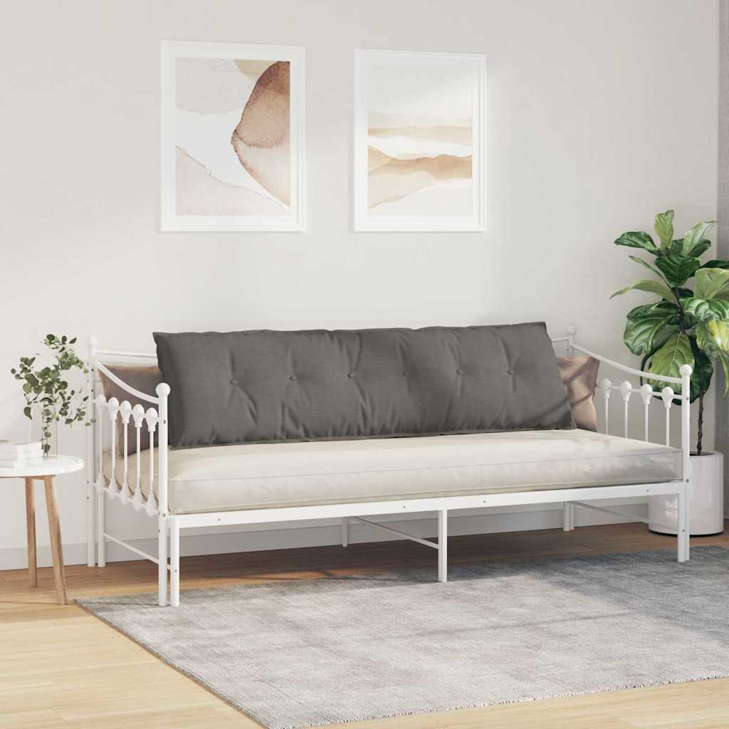 vidaXL Poduszka na plecy Jasnoszary 180 x 50 cm Tkanina sztruksowa