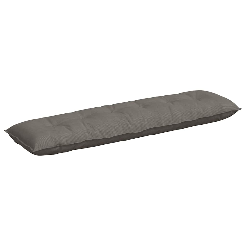 vidaXL Poduszka na plecy Jasnoszary 180 x 50 cm Tkanina sztruksowa