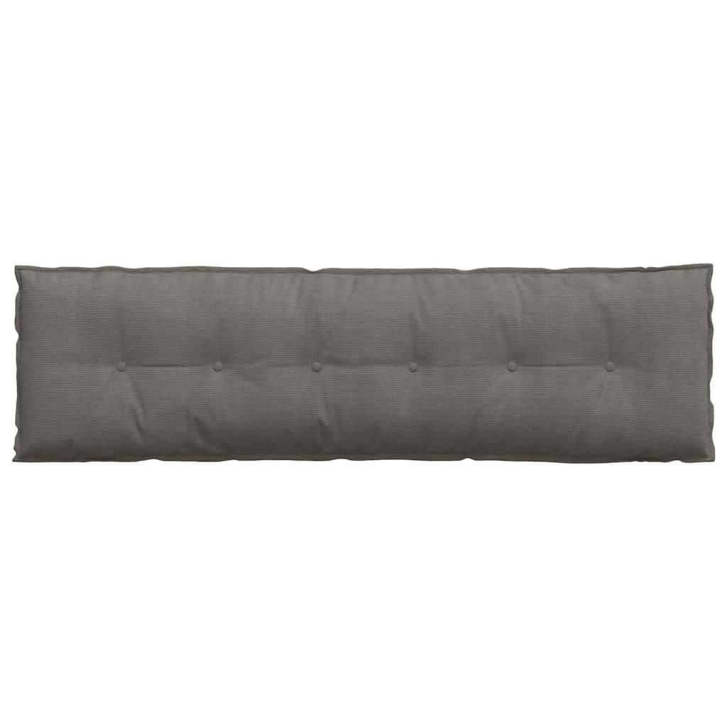 vidaXL Poduszka na plecy Jasnoszary 180 x 50 cm Tkanina sztruksowa