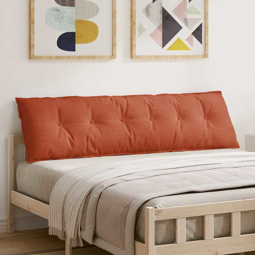 vidaXL Poduszka na plecy Czerwono-pomarańczowy 180 x 50 cm