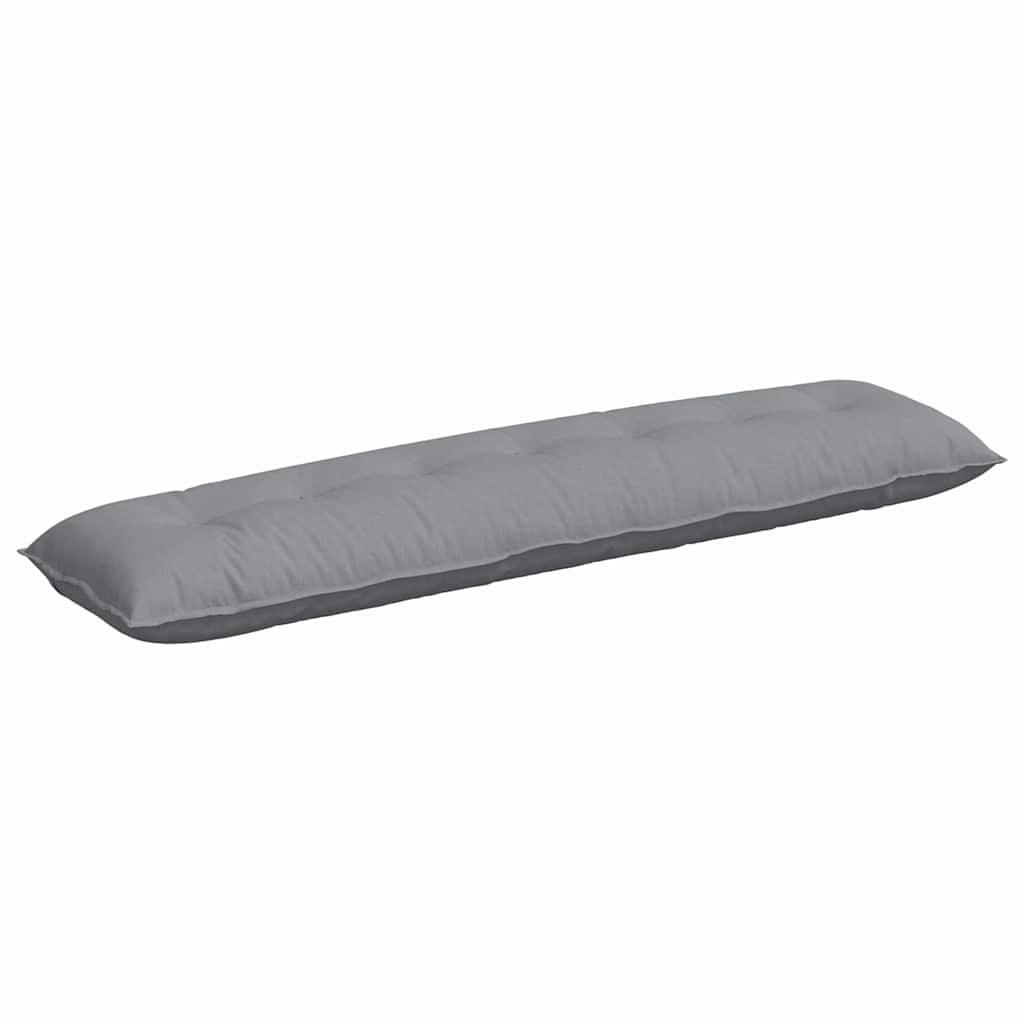 vidaXL Poduszka na plecy Jasnoszary 200 x 19 x 50 cm tkanina