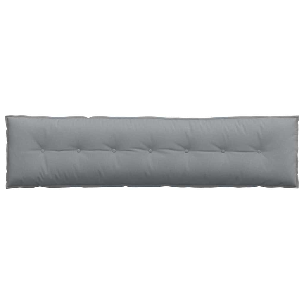 vidaXL Poduszka na plecy Jasnoszary 200 x 19 x 50 cm tkanina