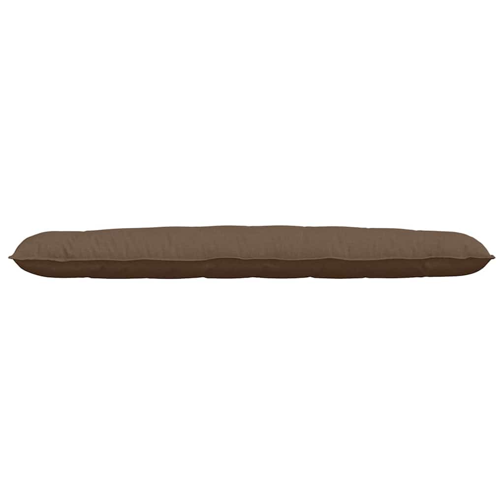 vidaXL Poduszka na plecy Brązowy 200 x 19 x 50 cm tkanina