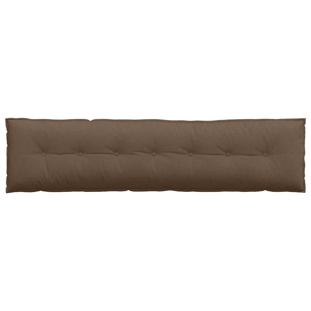 vidaXL Poduszka na plecy Brązowy 200 x 19 x 50 cm tkanina