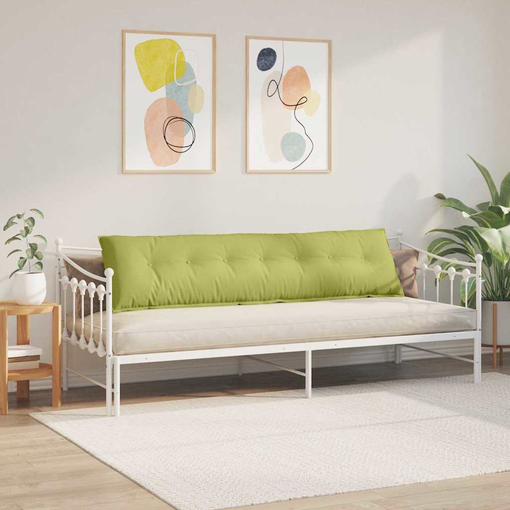 vidaXL Poduszka na plecy Jasnozielony 200 x 19 x 50 cm tkanina