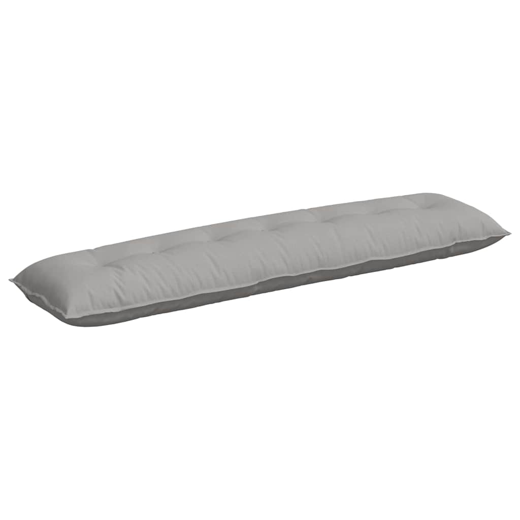 vidaXL Poduszka na plecy Szary chmur 200 x 19 x 50 cm tkanina