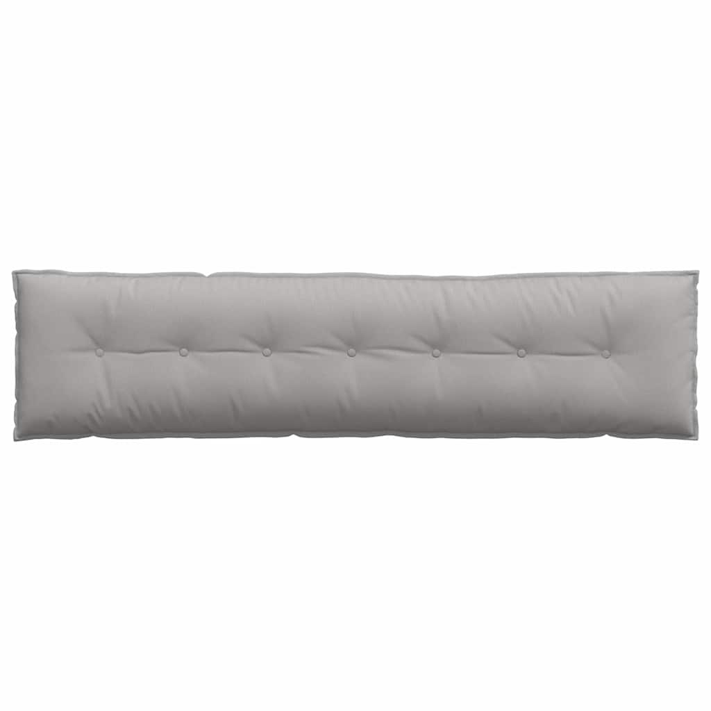 vidaXL Poduszka na plecy Szary chmur 200 x 19 x 50 cm tkanina