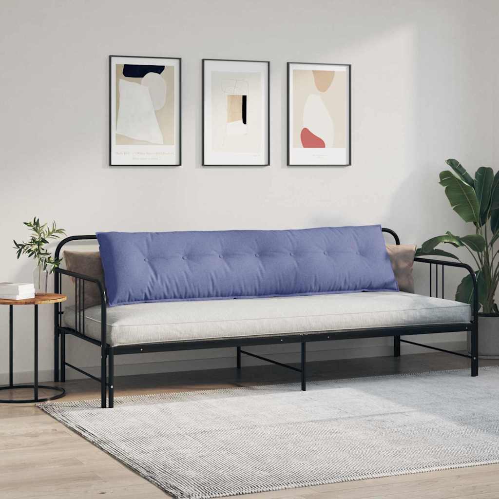 vidaXL Poduszka na plecy Niebieski dżins 200 x 19 x 50 cm tkanina