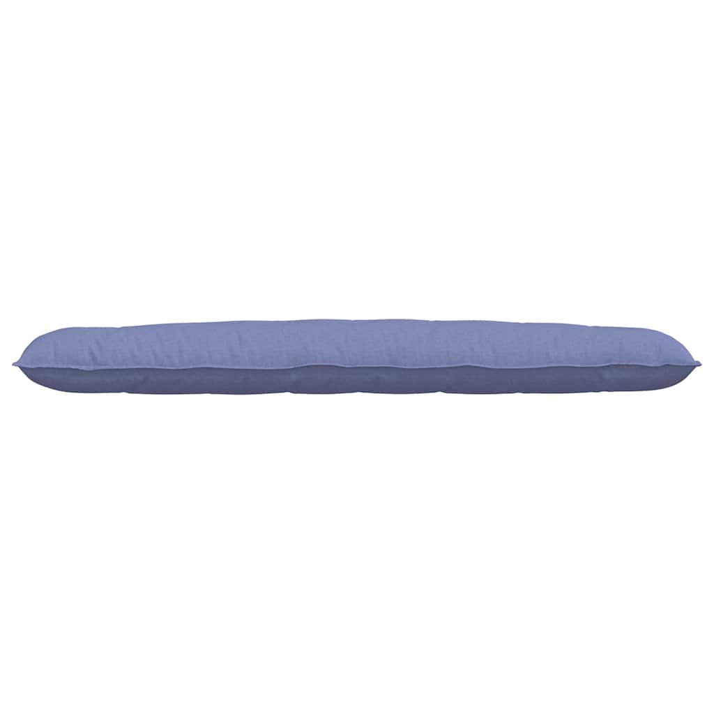 vidaXL Poduszka na plecy Niebieski dżins 200 x 19 x 50 cm tkanina