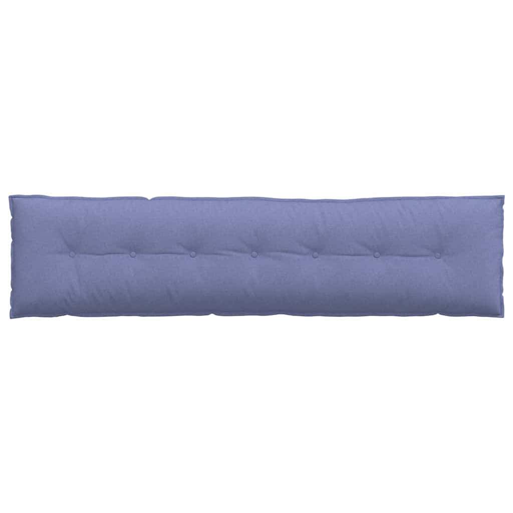 vidaXL Poduszka na plecy Niebieski dżins 200 x 19 x 50 cm tkanina