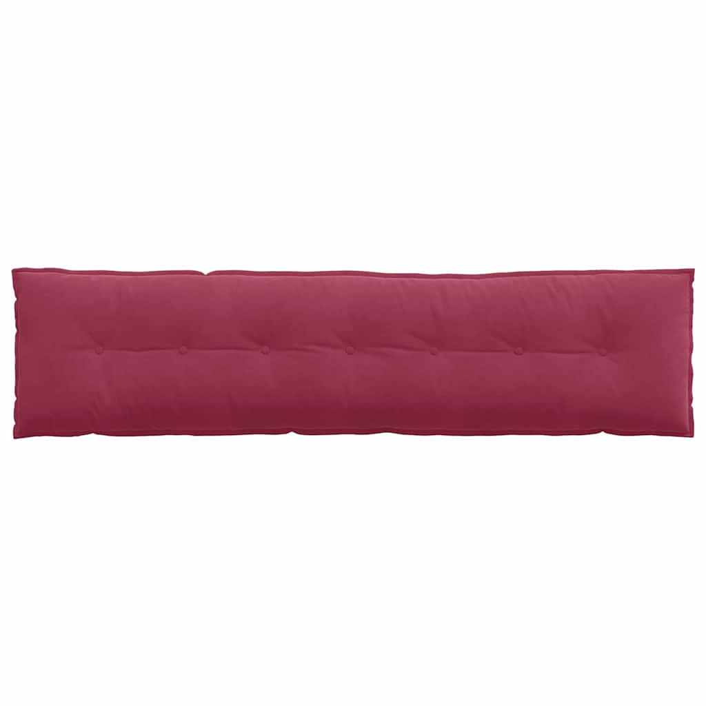 vidaXL Poduszka na plecy Czerwone wino 200 x 50 cm Tkanina sztruksowa
