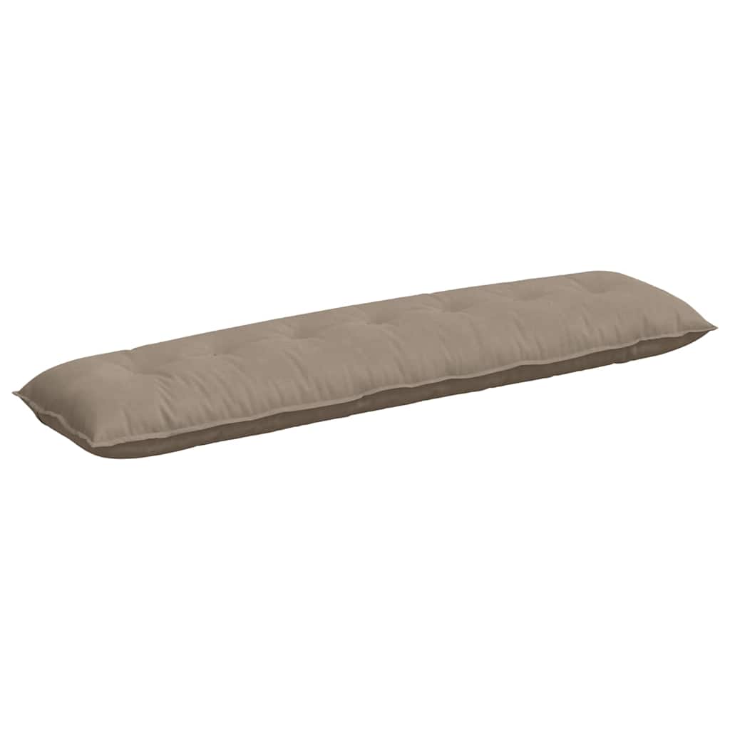 vidaXL Poduszka na plecy Ciemnoszary 200 x 50 cm Tkanina mikrofibrowa