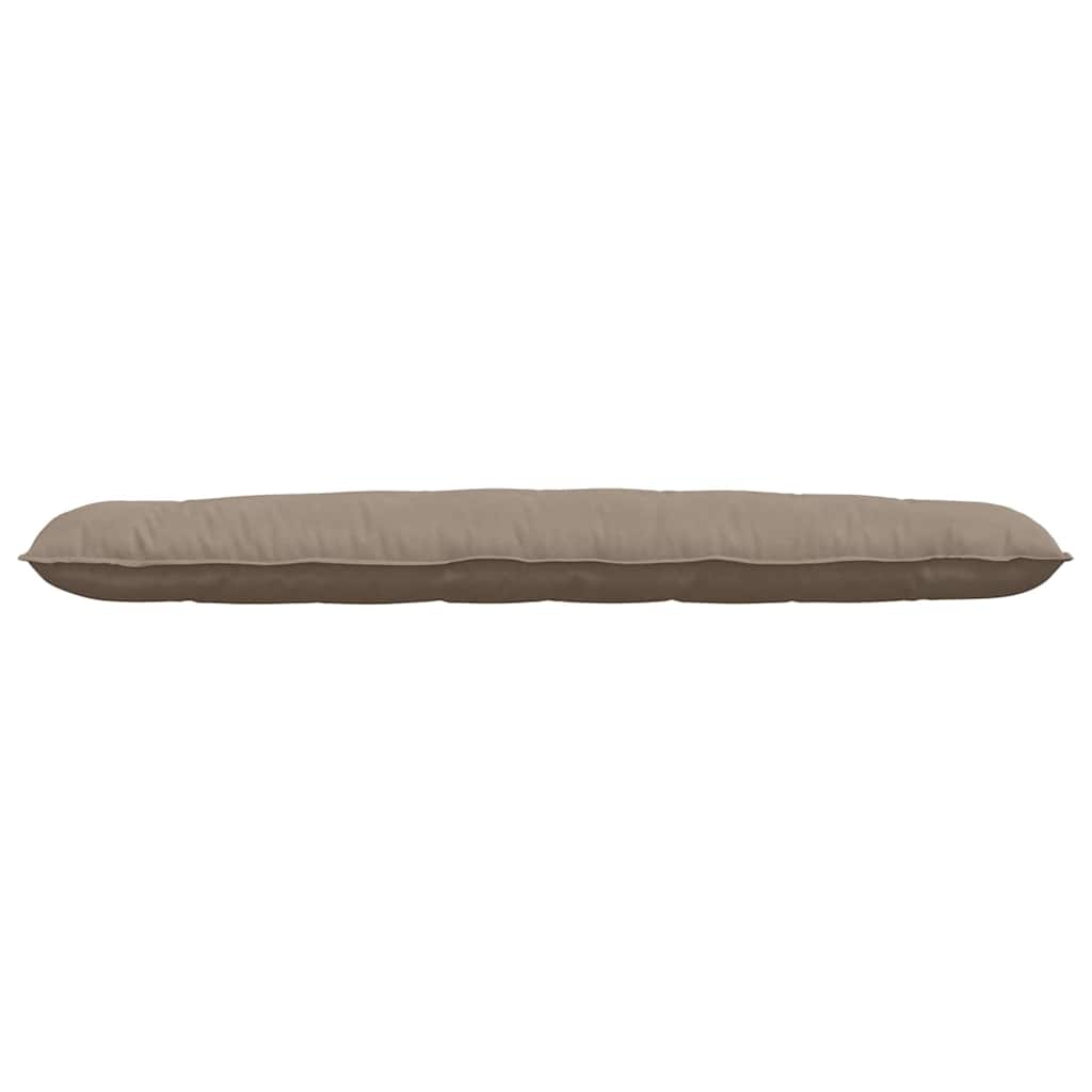 vidaXL Poduszka na plecy Ciemnoszary 200 x 50 cm Tkanina mikrofibrowa