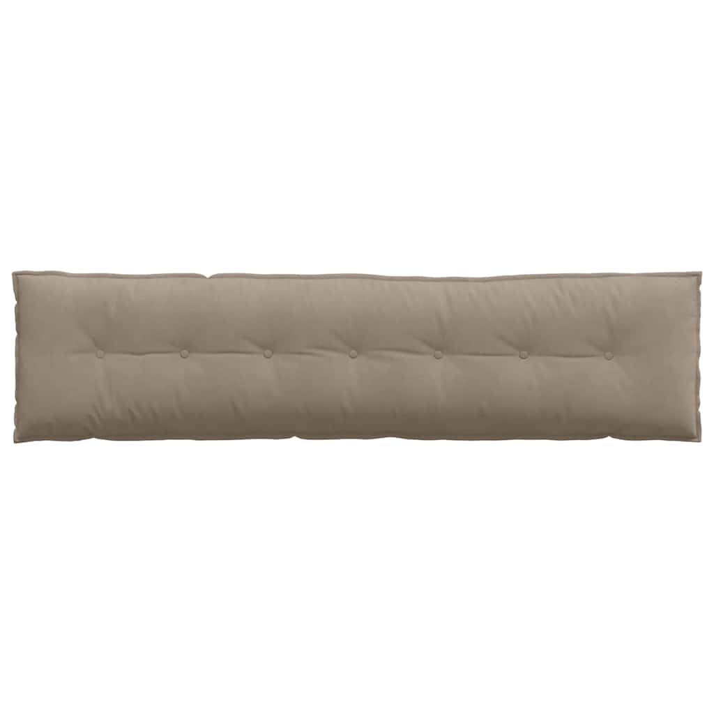 vidaXL Poduszka na plecy Ciemnoszary 200 x 50 cm Tkanina mikrofibrowa