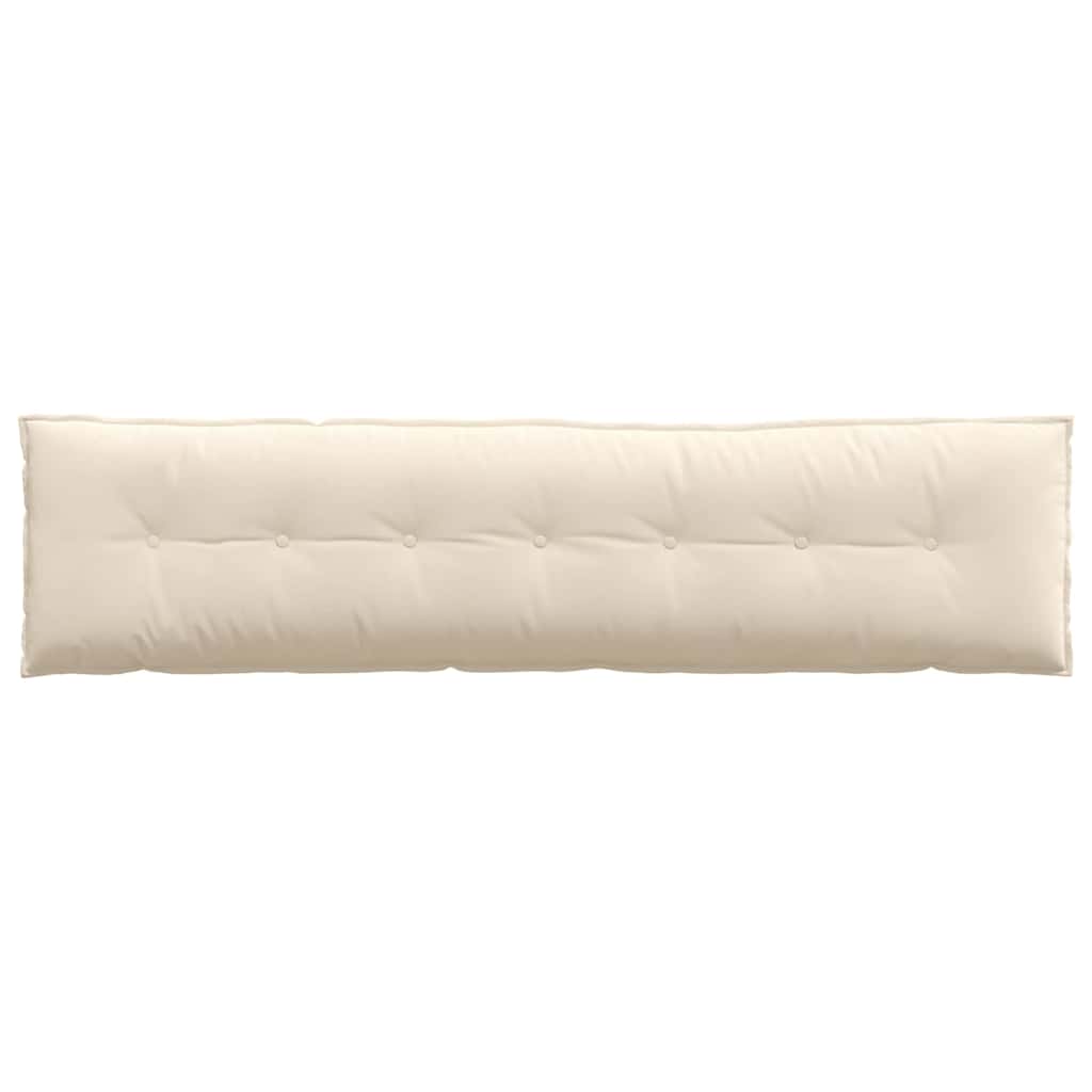 vidaXL Poduszka na plecy Beżowy 200 x 50 cm Tkanina mikrofibrowa