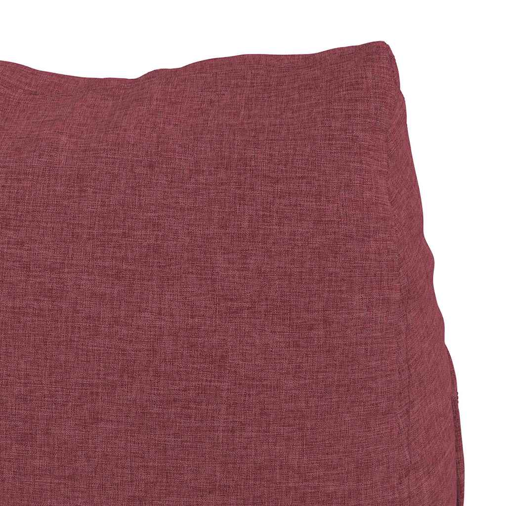 vidaXL Poduszka na plecy Czerwone wino 45 x 20 x 35 cm tkanina