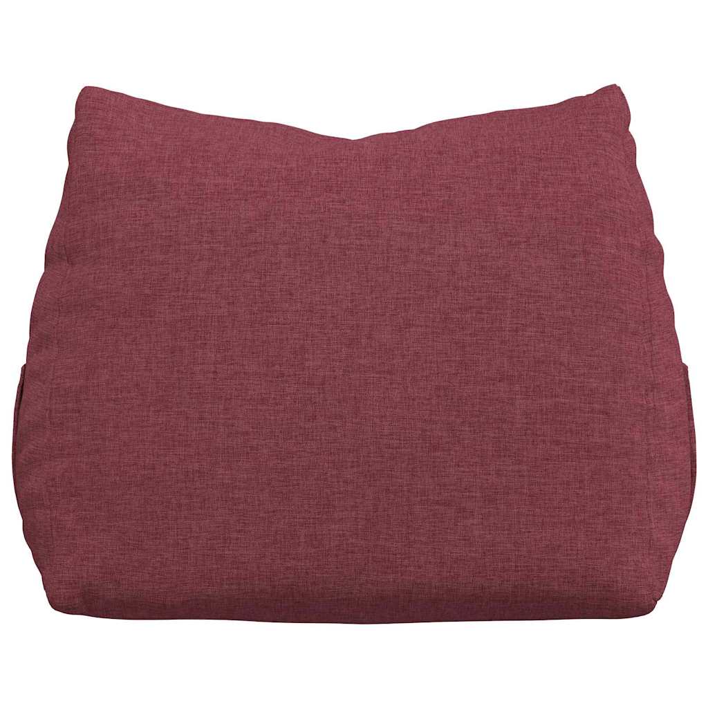 vidaXL Poduszka na plecy Czerwone wino 45 x 20 x 35 cm tkanina