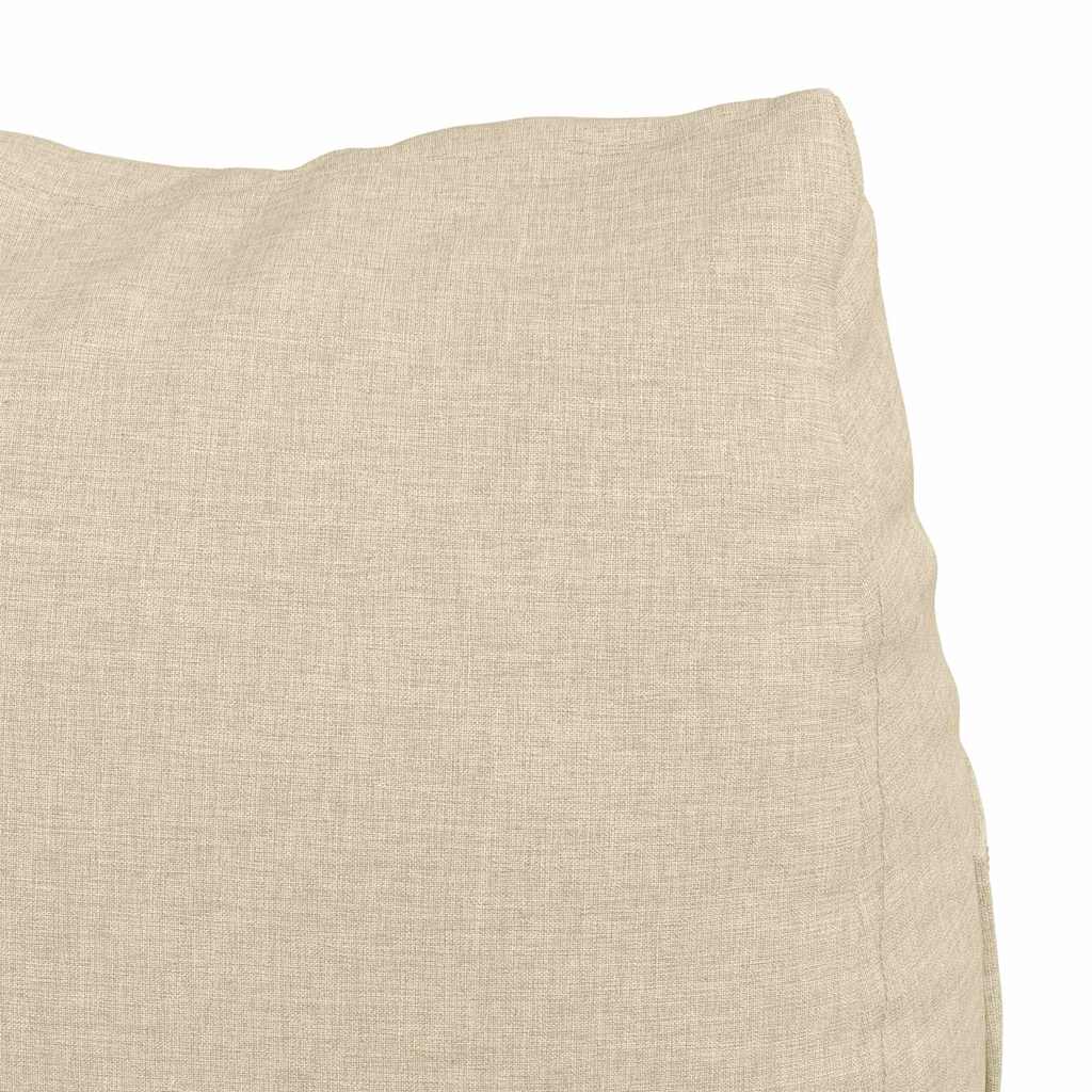 vidaXL Poduszka na plecy Kremowy 45 x 20 x 35 cm tkanina
