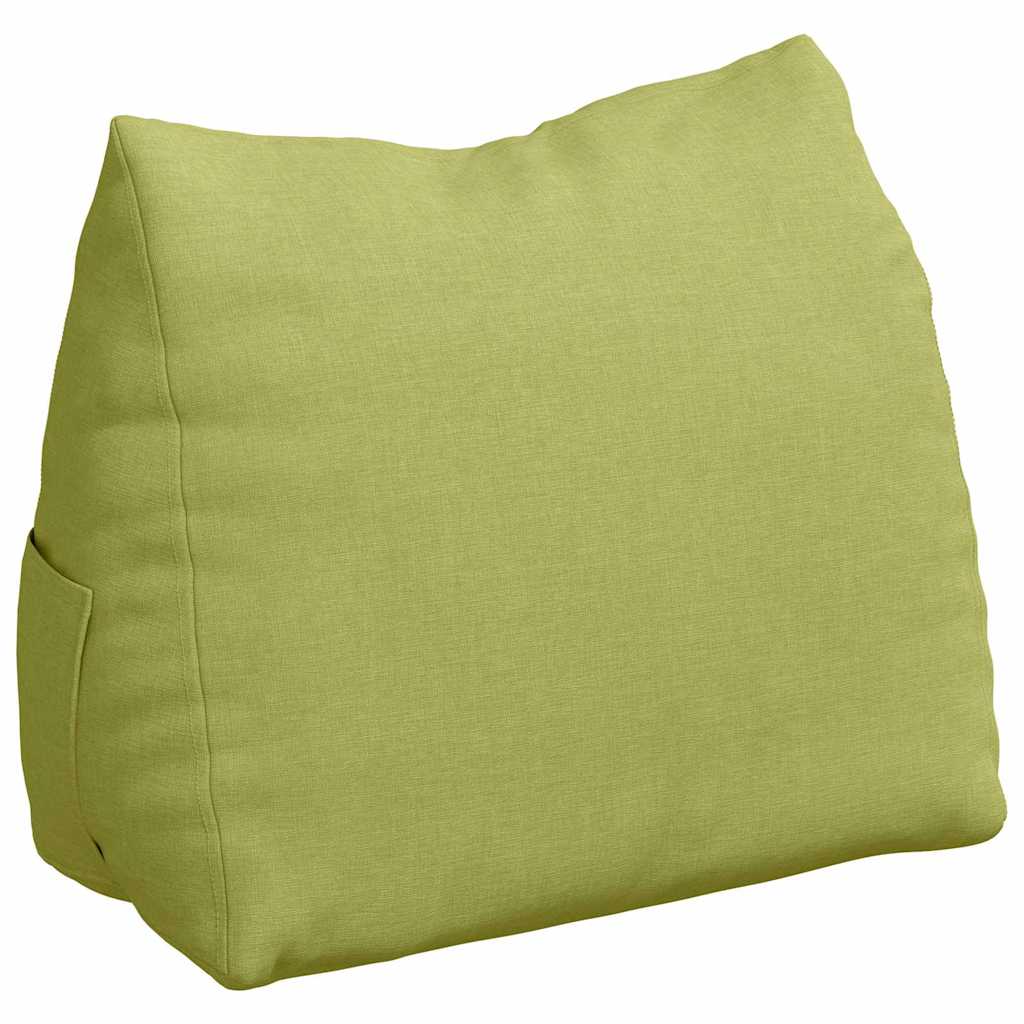 vidaXL Poduszka na plecy Jasnozielony 45 x 20 x 35 cm tkanina