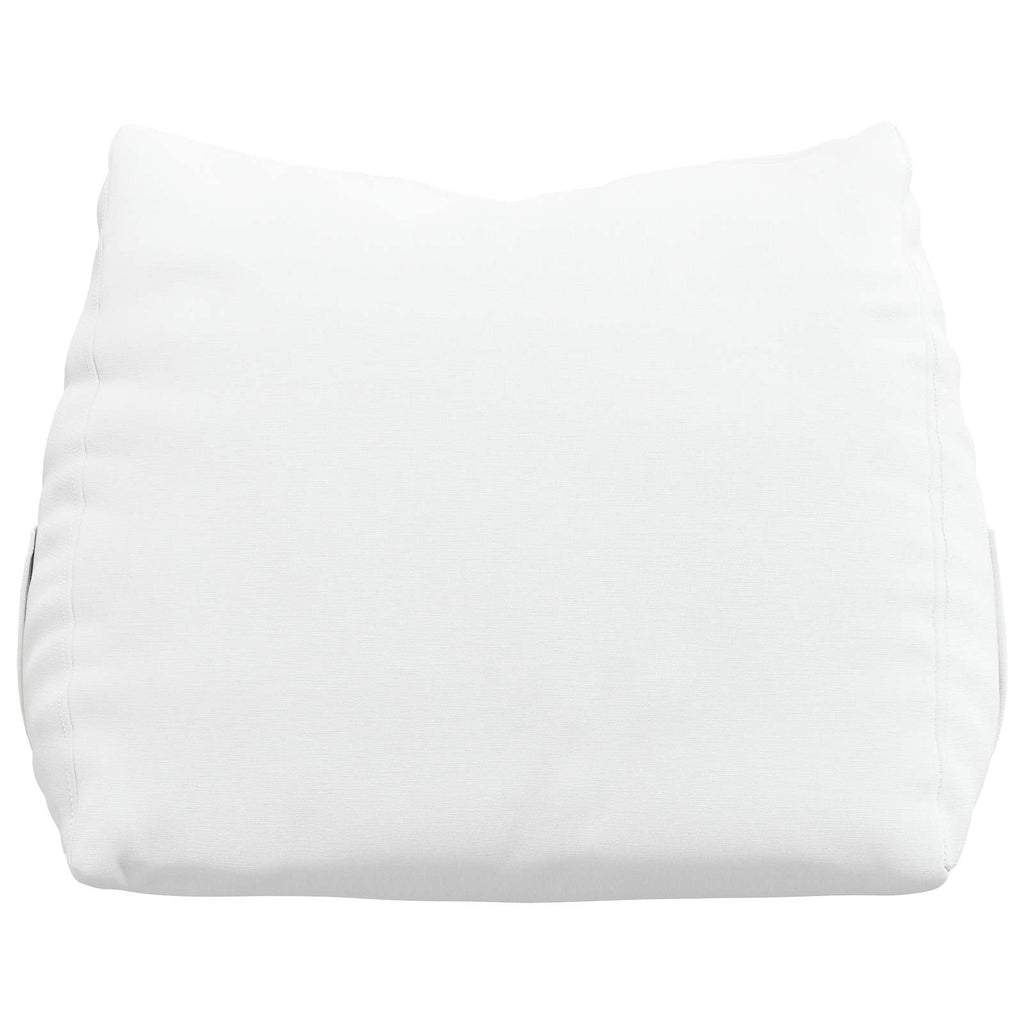 vidaXL Poduszka na plecy Biały 45 x 20 x 35 cm tkanina