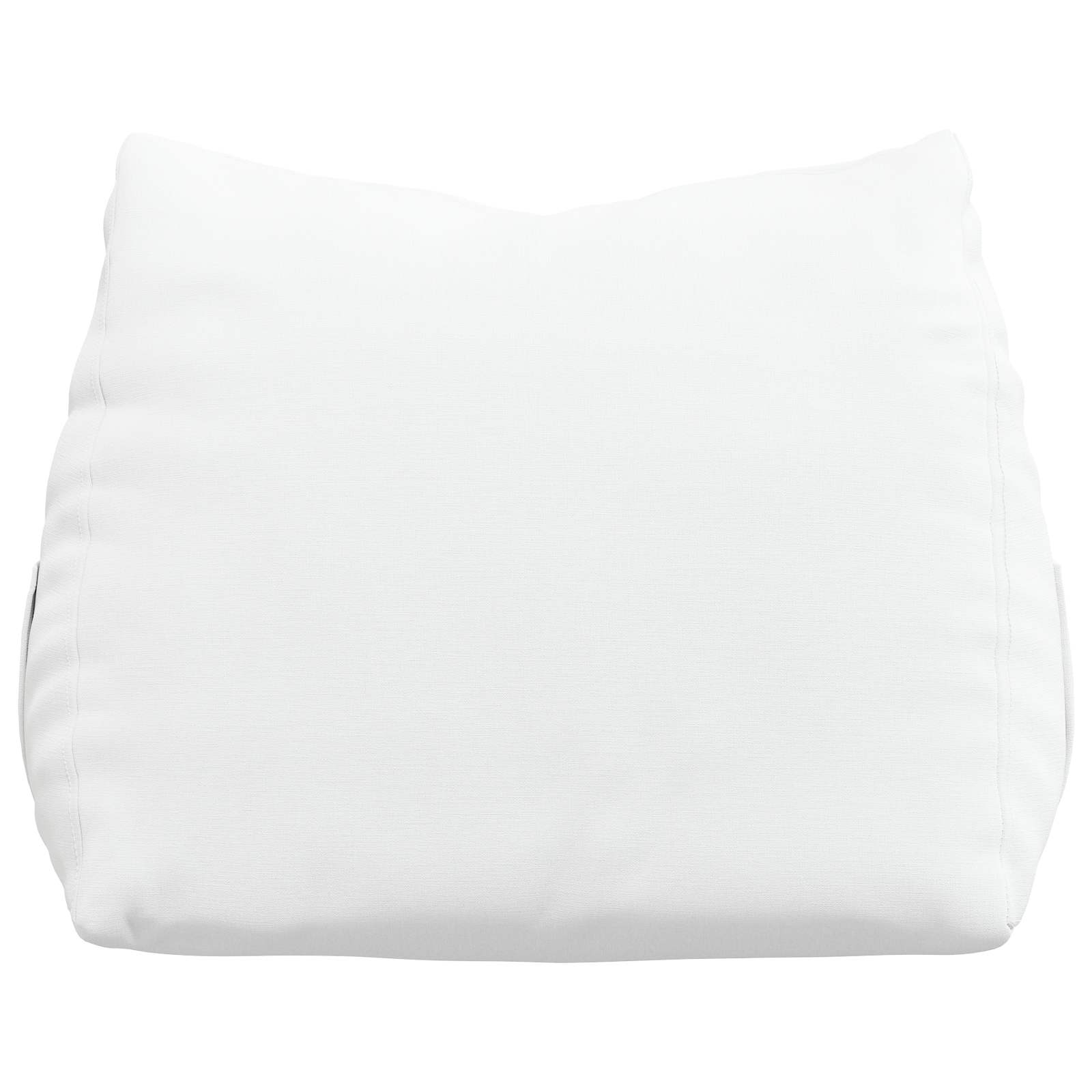 vidaXL Poduszka na plecy Biały 45 x 20 x 35 cm tkanina
